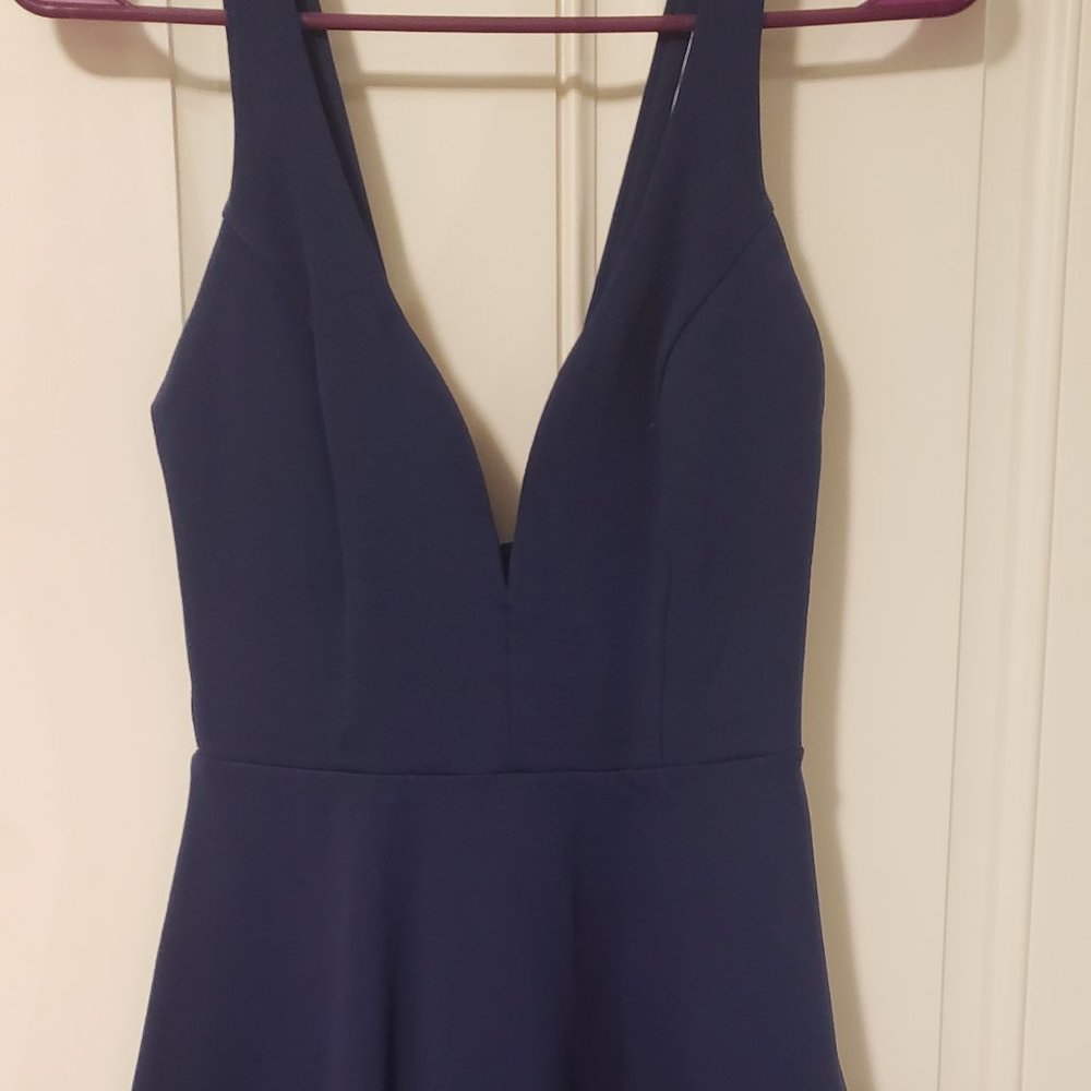 Lulu's Love Galore Scrappy Sleeveless Skater Dress